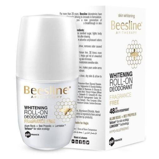 Beesline Whitening Roll On Fragrance Free 50 Ml