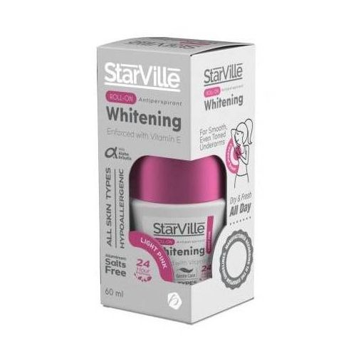 Starville roll on whitening light pink free 60 ml