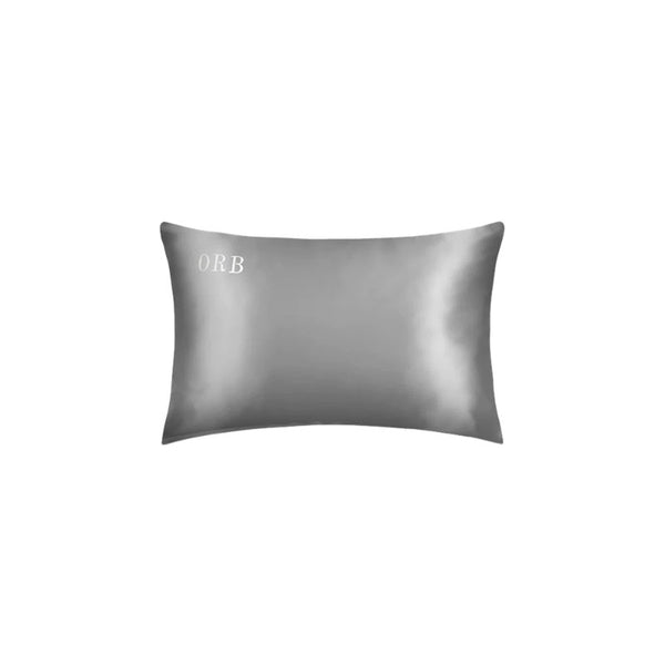 Grey Satin Pillow Case