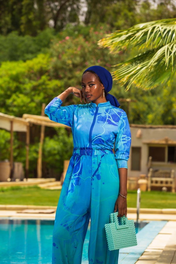 SPLASH BASIC BURKINI - BLUE