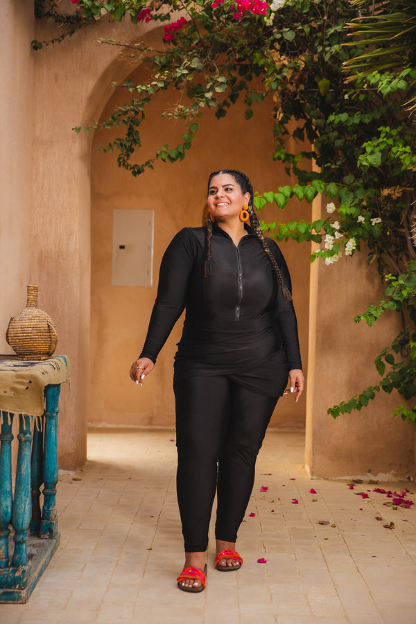 THE BASIC BLACK CATSUIT BURKINI