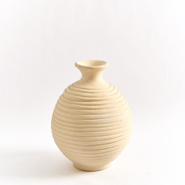 "Swirly O" - Pottery Vase