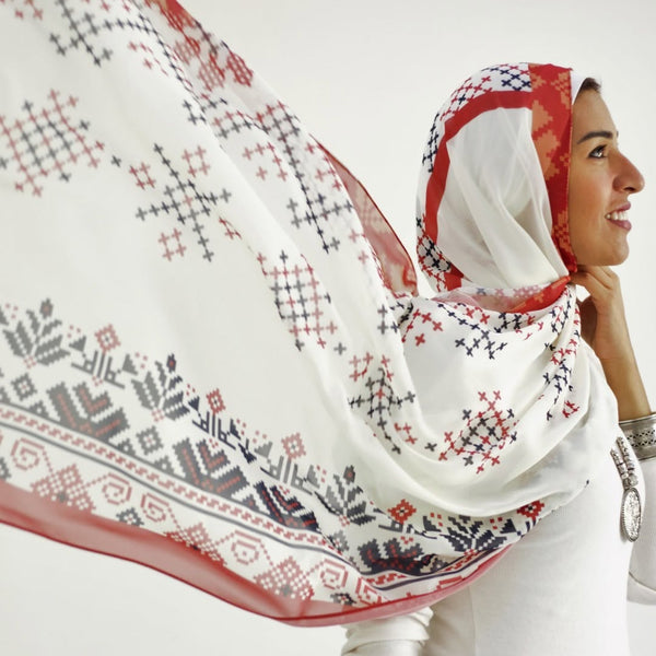 Chiffon scarf Ukrainian Secret