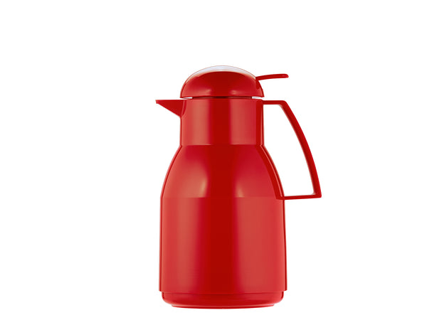 "Helios Top Push Vacuum Jug  Red 1 Litre"