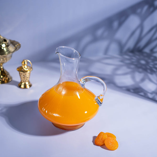 Aura Tall Glass Elixir Jug
