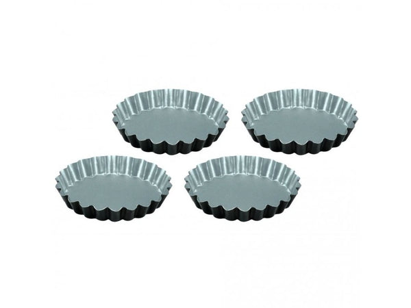 Guardini Silver Elegance Set Of 4 Pie Tins