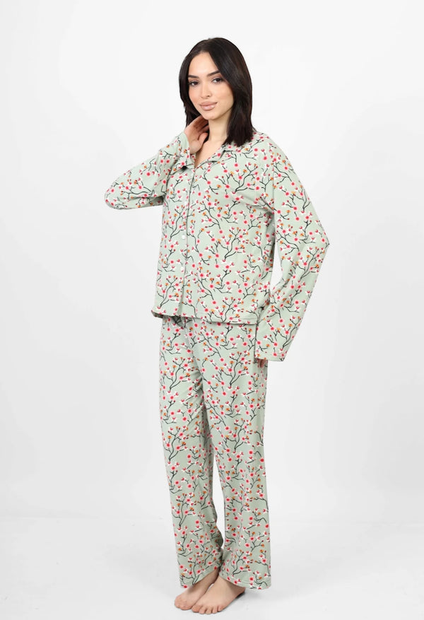 LONG SLEEVED CLASSIC PJS - MINT