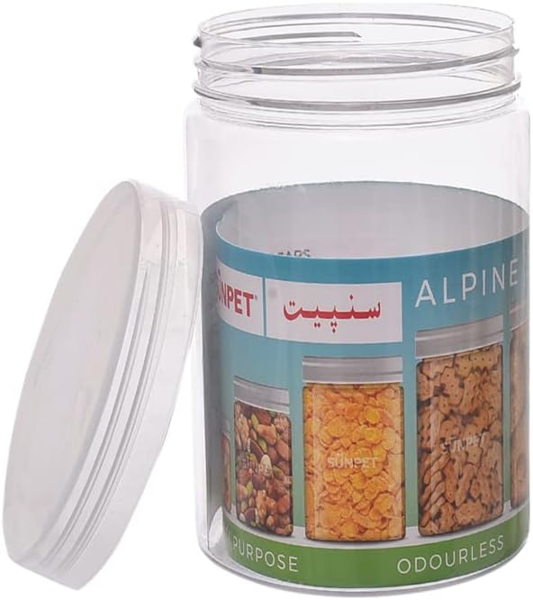 Sunpet alpine jar 
 100 ml transparent with plastic lid