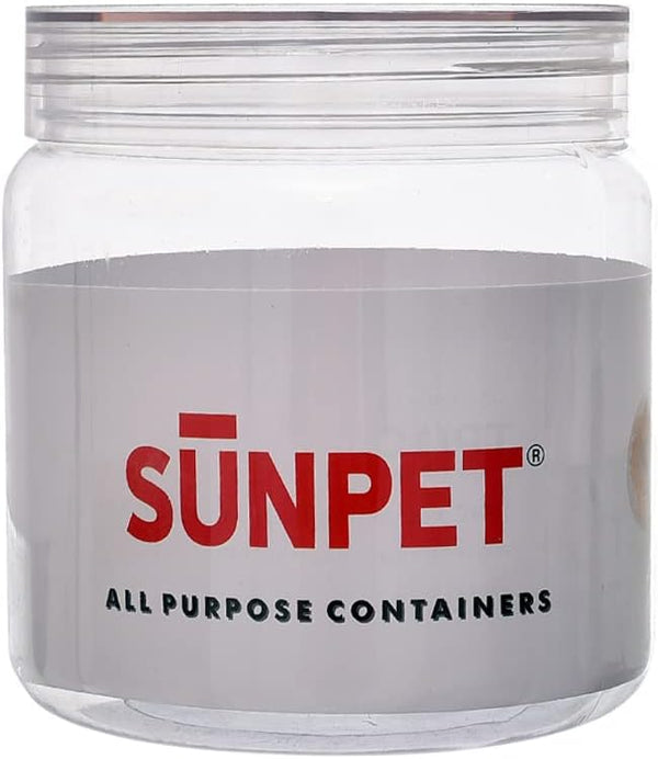 Sunpet storida jar 
 500 ml transparent with acrylic lid