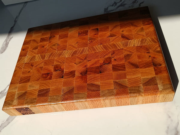 End-Grain Oak Cutting Board