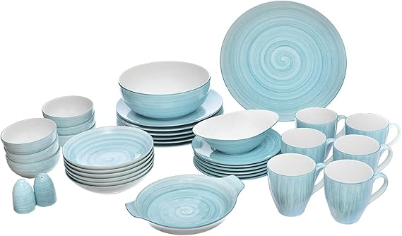 "Royal Alfredo Dinner set blue sky 36 P."