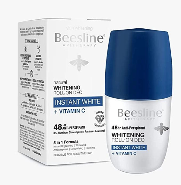 Beesline Whitening Roll On Deo Instant White+Vit.C , 50Ml