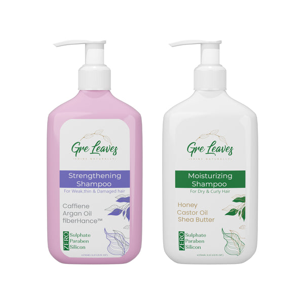 Bundle offer Moisturizing Shampoo +Strengthening Shampoo