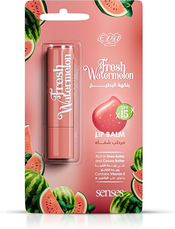 Eva Skin Care Senses Lip Balm - Fresh Watermelon 4gm