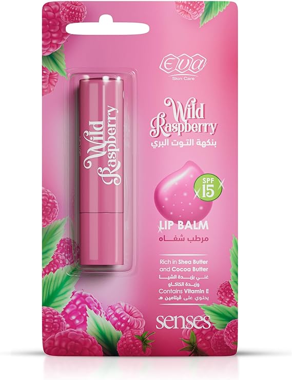 Eva Skin Care Senses Lip Balm - Wild Raspberry 4gm