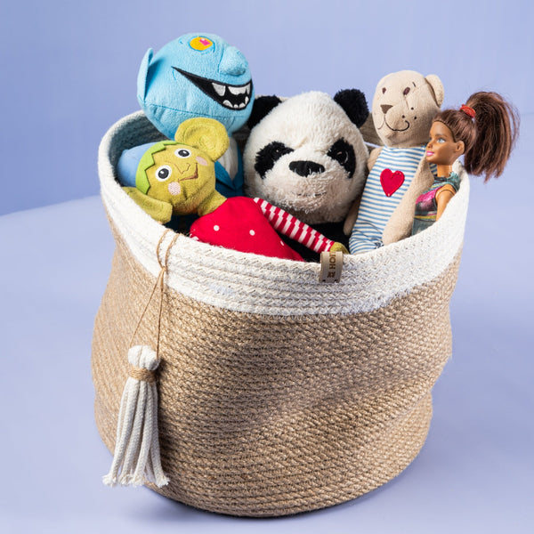 Boho Macrame Storage Basket