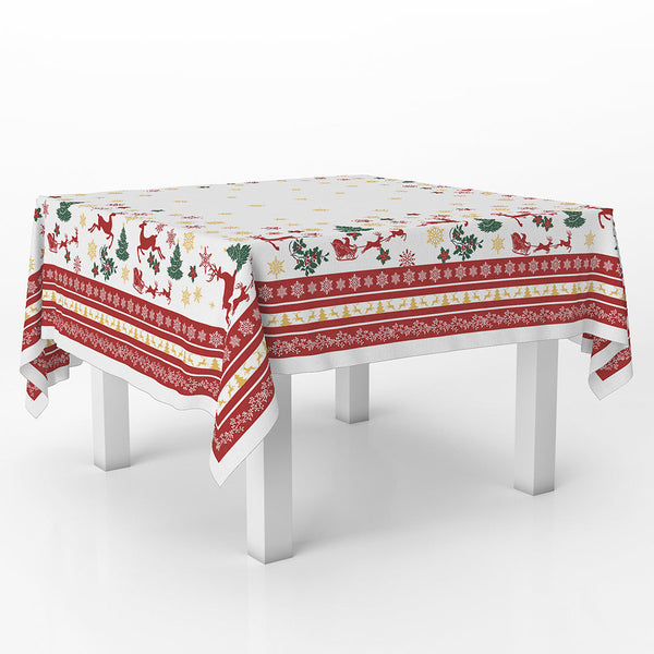 Squared Table Cover The Festive Reindeer