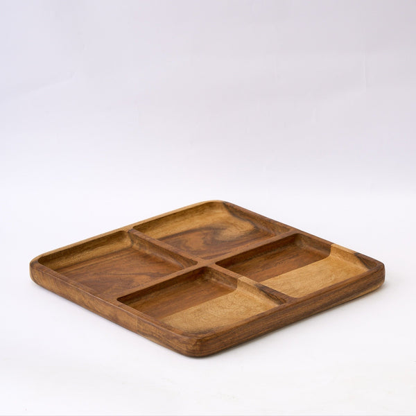 "Quad" - Wooden Platter