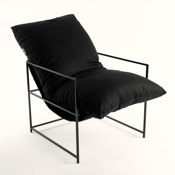 All Black "Hollow-C" - Armchair