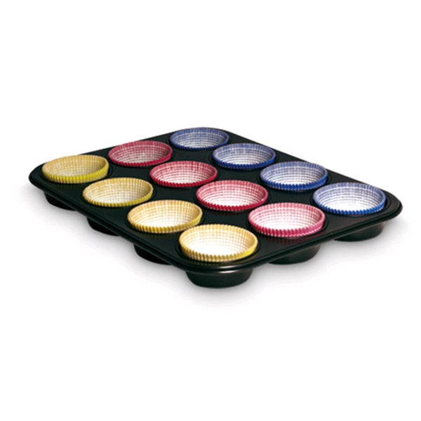 "Guardini Gardenia 12 Muffins Tray  + 60 Paper Bun Cases"