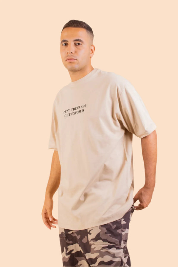 t-shirt Pray The Fakes Get Exposed Tee