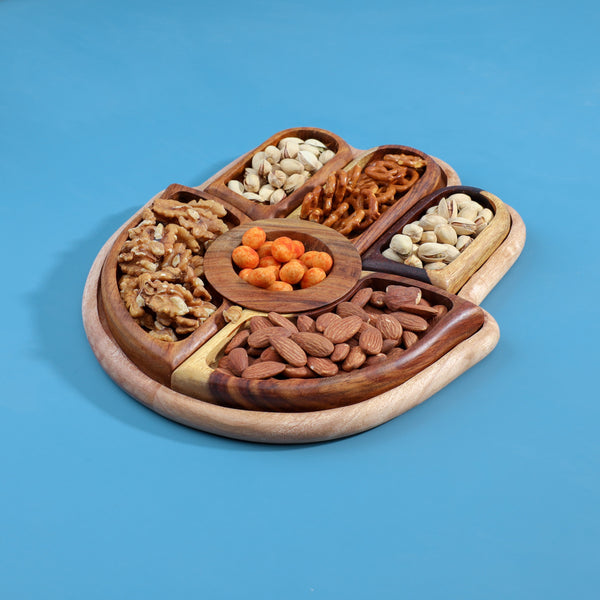 Handwood Nuts Platter