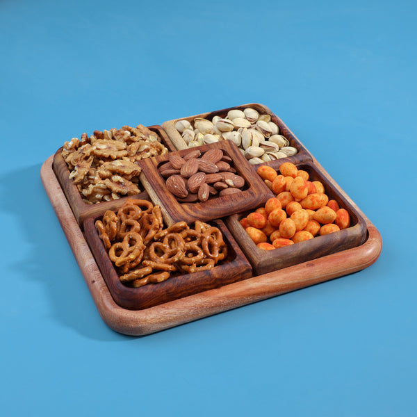 Nuts Wooden Platter