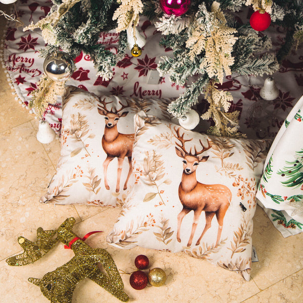 Cushion The merry deer