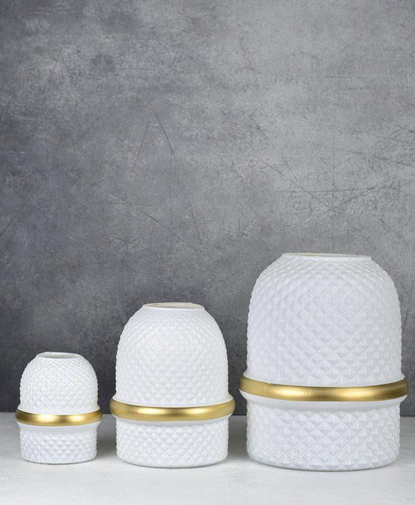 Livia  Vase Set  White