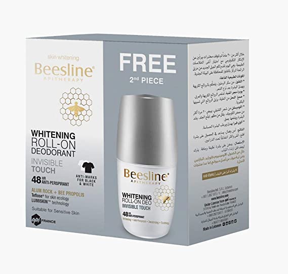 Beesline Invisible Touch Deodorant Roll-On 50 Ml 1+1