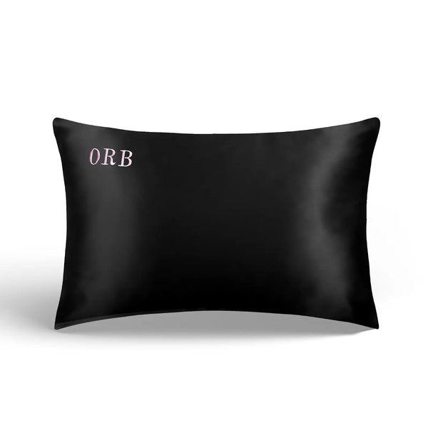 Black Satin Pillow Case