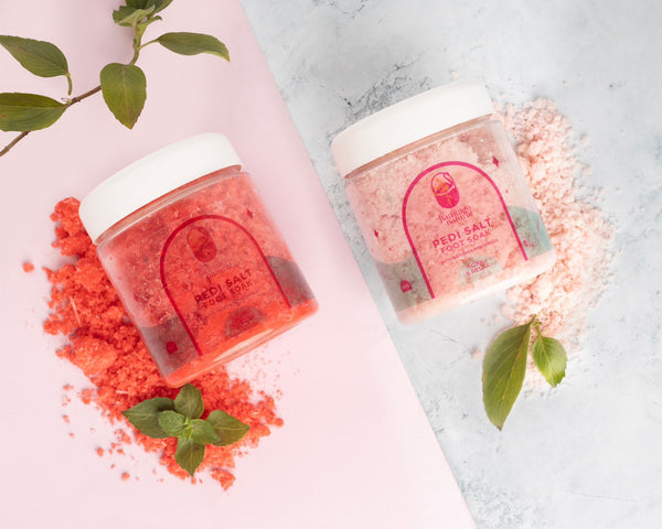 Pedi salts with peppermint