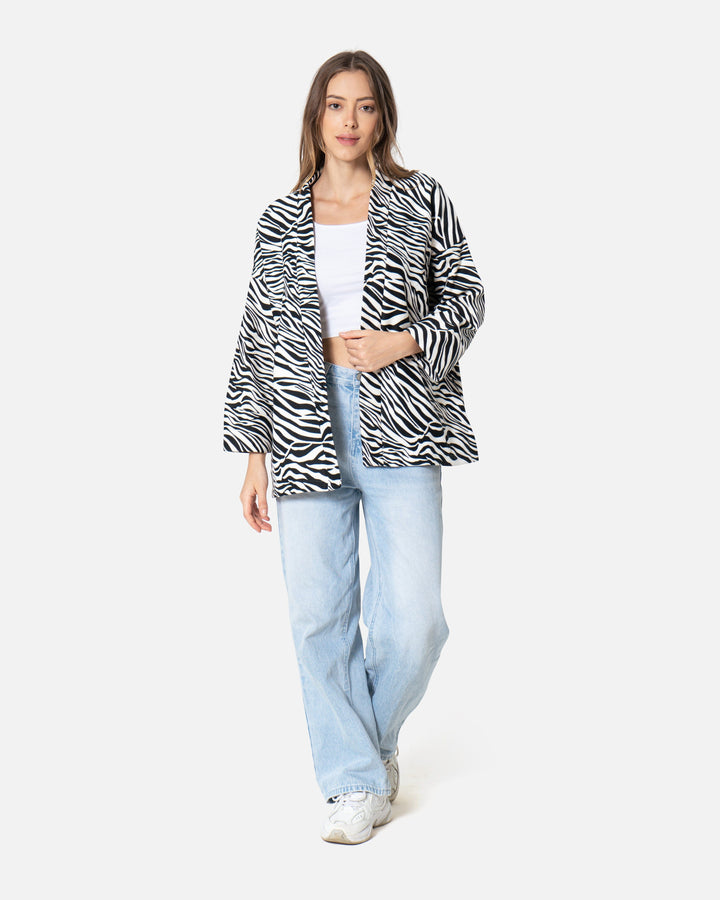 All Zebra - Cardigan Oversized Cardigan TheMakeovr 