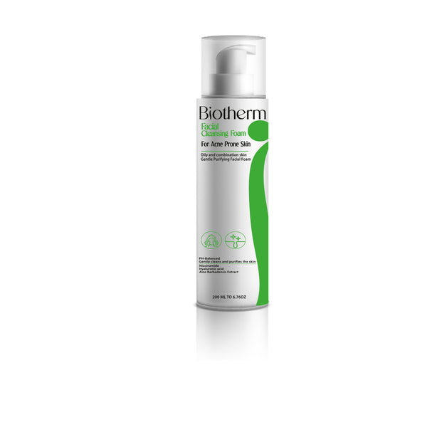 Biotherm Facial Cleansing Foam for Acne Prone Skin 200ML