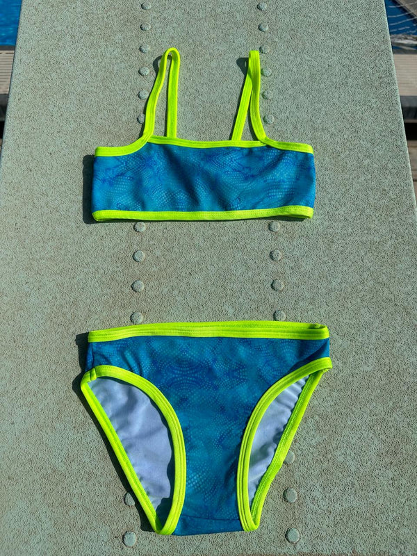 Aqua Tropic Swimwear – Aqua Neon Swimsuit Glow-in-the-Dark Limited Beachwear