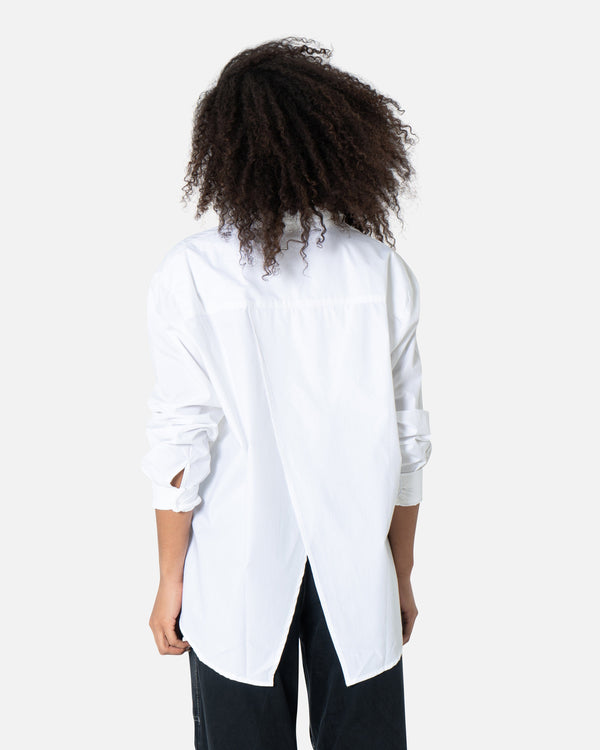 Criss Cross - Poplin Oversized Shirt Oversized Long Sleeve Shirt TheMakeovr 