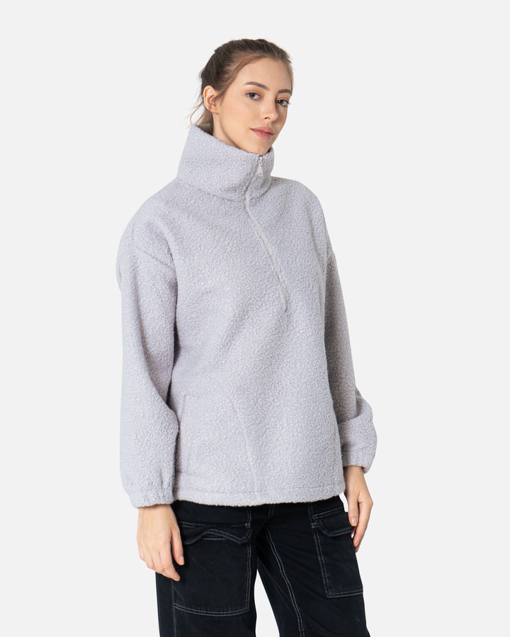 Grey - Fur Sweater Fur Sweater TheMakeovr 