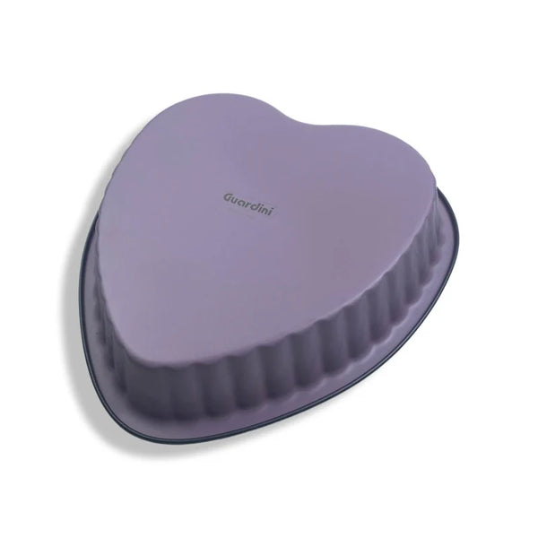 Guardini Heart cake tin cm 25x25 pink lilac