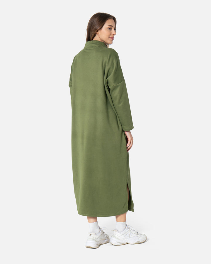 Olive - Turtle Neck Dress Dress TheMakeovr 