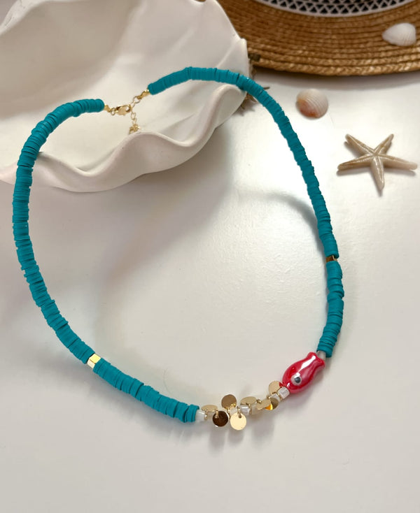 Red Fish Necklace
